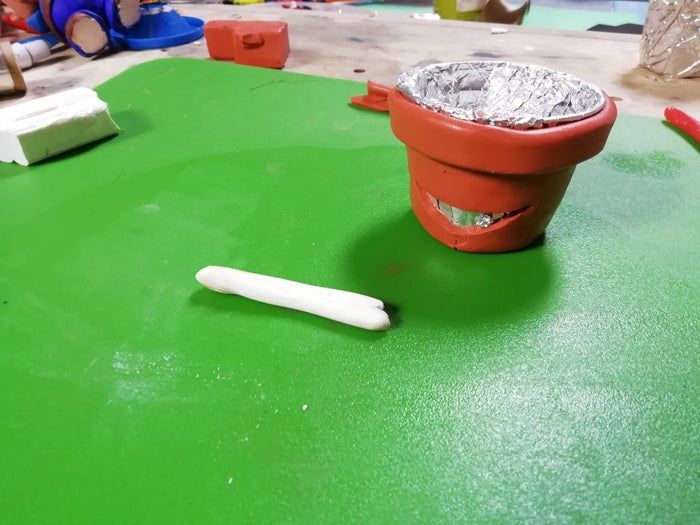 软陶笑脸花盆DIY教程：个性化小型植物花盆制作方法-第9张图片-趣作屋