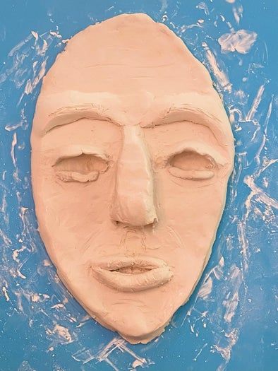 风干黏土笑脸雕塑制作教程-第15张图片-趣作屋