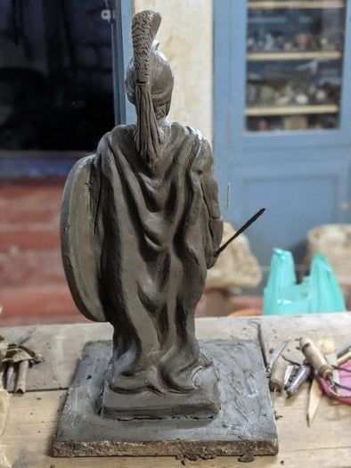 希腊战士陶土雕塑制作全流程指南-第3张图片-趣作屋