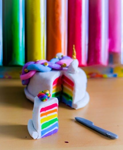彩虹黏土蛋糕DIY教程-手工制作迷你创意摆件-第25张图片-趣作屋 彩虹黏土蛋糕DIY教程-手工制作迷你创意摆件-第25张图片-趣作屋