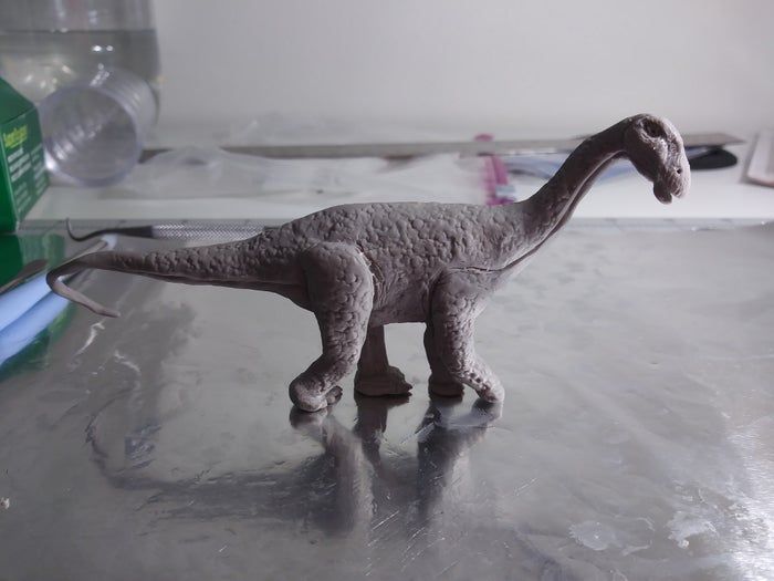 高精度微型恐龙模型制作全攻略-第17张图片-趣作屋