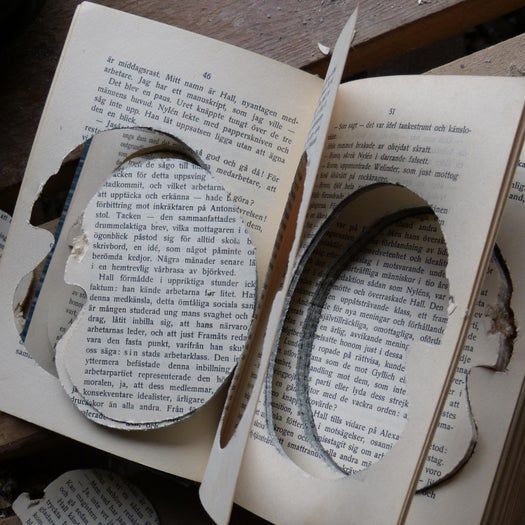 旧书改造书虫微缩场景装饰阅读角制作教程-第12张图片-趣作屋