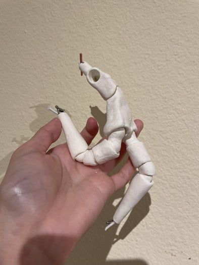 自制球形关节可动人偶教程:风干粘土与弹力绳的创意制作-第3张图片-趣作屋 自制球形关节可动人偶教程:风干粘土与弹力绳的创意制作-第3张图片-趣作屋