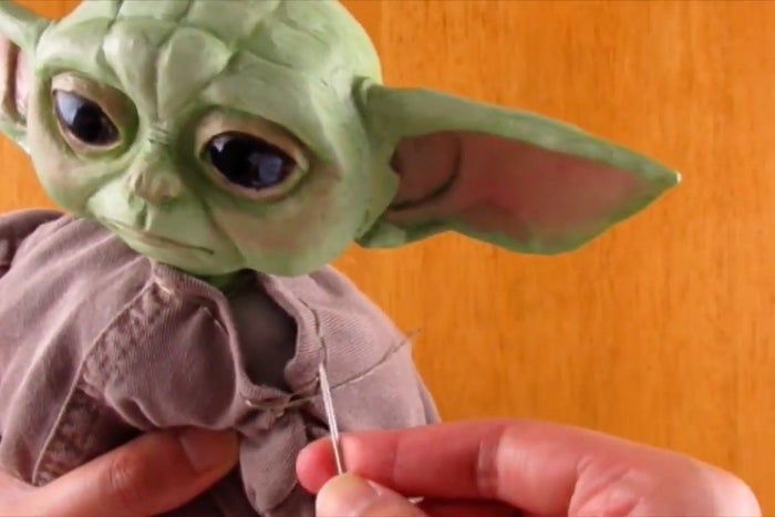 手工制作尤达宝宝玩偶全攻略-第22张图片-趣作屋