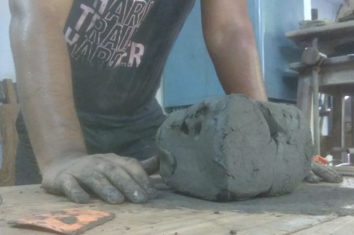 希腊战士陶土雕塑制作全流程指南-第11张图片-趣作屋