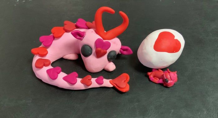 亲子手工：创意聚合物粘土龙与龙蛋制作教程-第28张图片-趣作屋