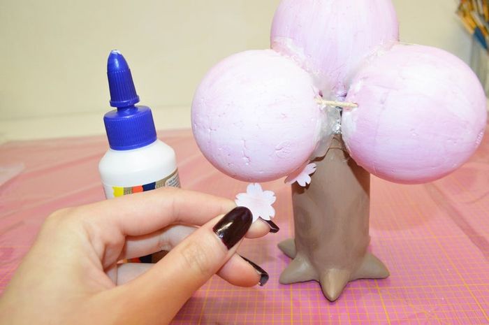 自制永不凋谢的樱花树手工教程-第24张图片-趣作屋 自制永不凋谢的樱花树手工教程-第24张图片-趣作屋