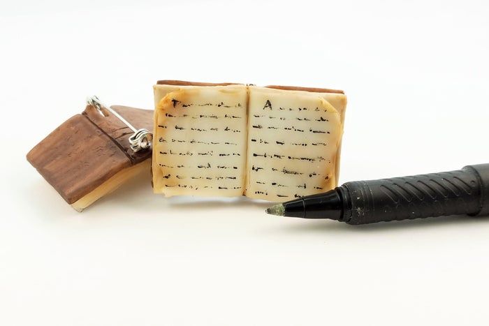 手工制作微型书籍教程：聚合物黏土与风干黏土应用-第31张图片-趣作屋