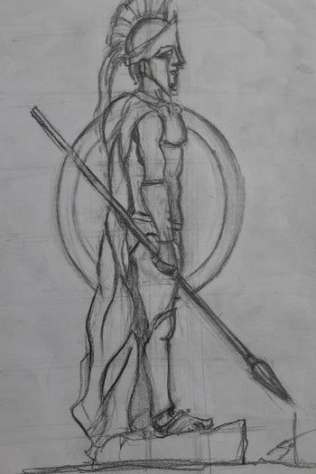 希腊战士陶土雕塑制作全流程指南-第8张图片-趣作屋