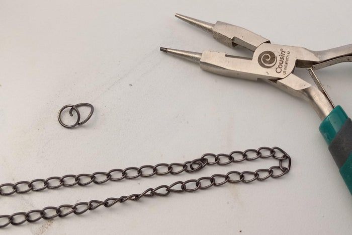 靛蓝雀鸟巢项链手工制作教程-第22张图片-趣作屋