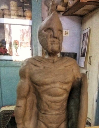 希腊战士陶土雕塑制作全流程指南-第35张图片-趣作屋