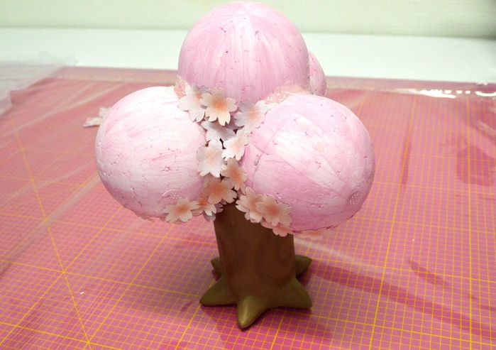 自制永不凋谢的樱花树手工教程-第26张图片-趣作屋 自制永不凋谢的樱花树手工教程-第26张图片-趣作屋