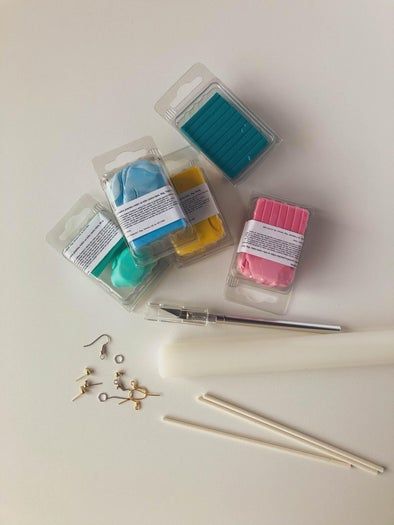 软陶糖果饰品制作教程-亲子DIY手作耳环-第2张图片-趣作屋 软陶糖果饰品制作教程-亲子DIY手作耳环-第2张图片-趣作屋