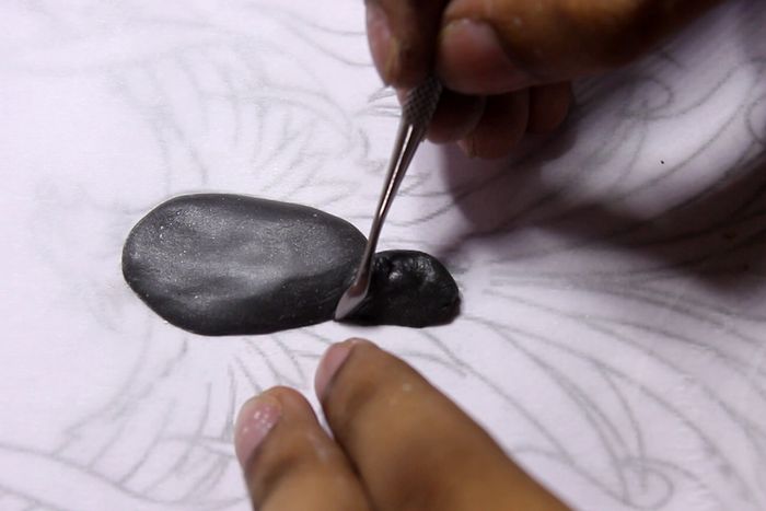 立体凤凰墙雕手工制作教程-低成本家庭DIY装饰品-第17张图片-趣作屋