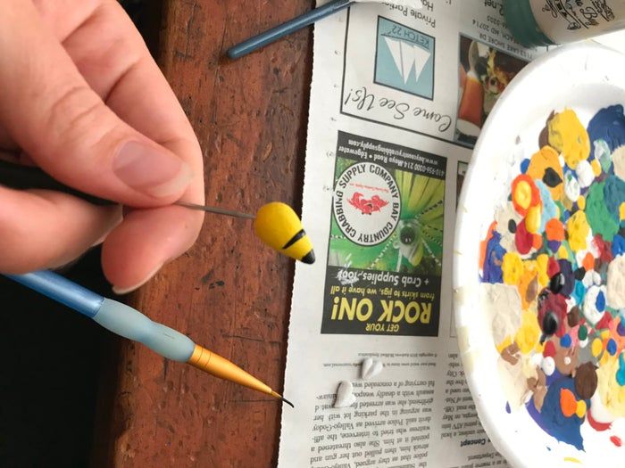 聚合物粘土手作蜂巢花器教程：空气凤梨支架DIY全攻略-第21张图片-趣作屋