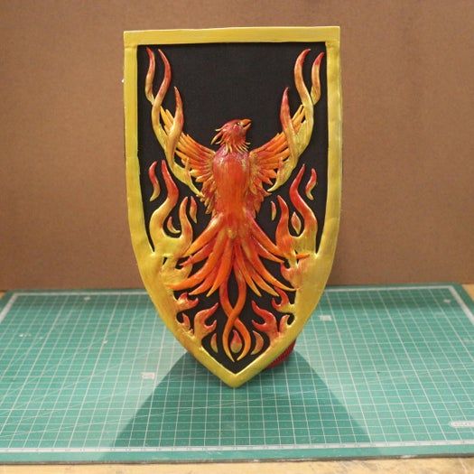 立体凤凰墙雕手工制作教程-低成本家庭DIY装饰品-第38张图片-趣作屋