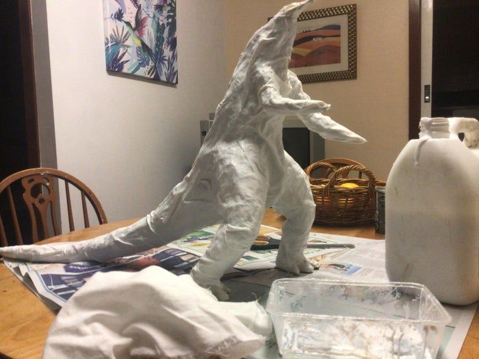 自制发光哥斯拉LED夜灯教程及原子吐息特效制作-第8张图片-趣作屋