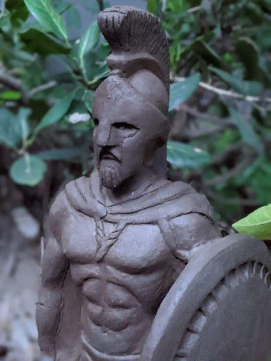 希腊战士陶土雕塑制作全流程指南-第34张图片-趣作屋