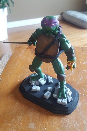 自制多纳泰罗忍者神龟雕塑教程-第1张图片-趣作屋