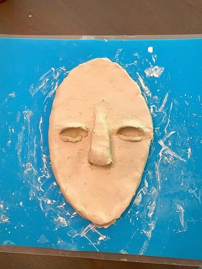 风干黏土笑脸雕塑制作教程-第11张图片-趣作屋