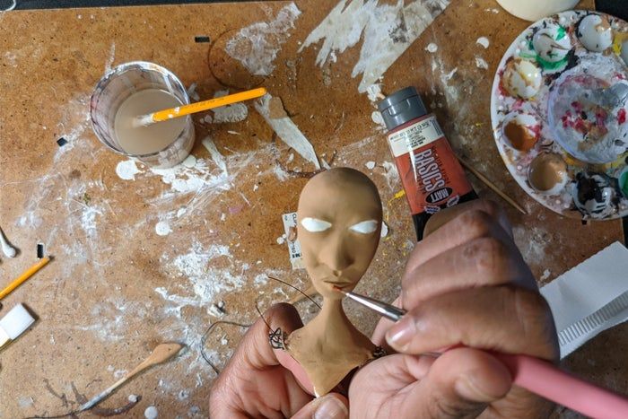 自制印尼传统木偶教程：创意纸黏土DIY全攻略-第28张图片-趣作屋