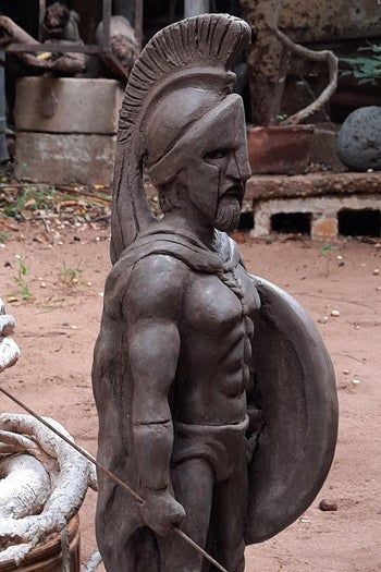 希腊战士陶土雕塑制作全流程指南-第21张图片-趣作屋