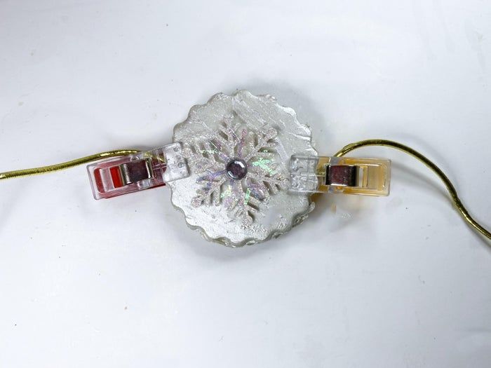 自制剪贴装饰聚合物粘土花环教程-第14张图片-趣作屋