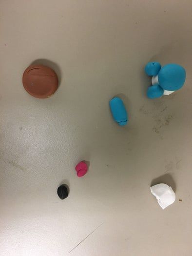 儿童手工：杰尼龟黏土挂件制作教程-第8张图片-趣作屋