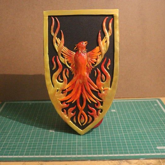 立体凤凰墙雕手工制作教程-低成本家庭DIY装饰品-第39张图片-趣作屋