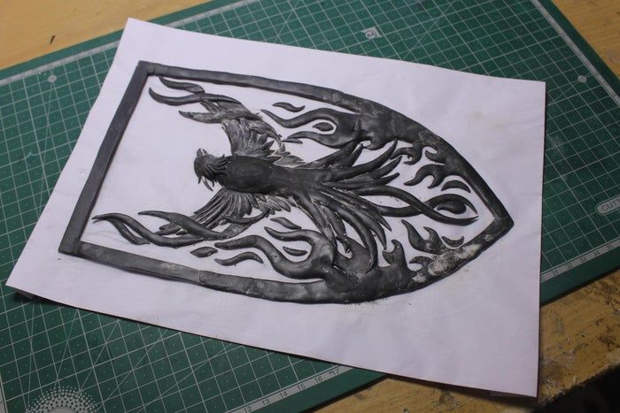 立体凤凰墙雕手工制作教程-低成本家庭DIY装饰品-第24张图片-趣作屋