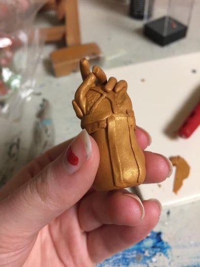 自制迷你无限手套教程-聚合物粘土DIY-第13张图片-趣作屋