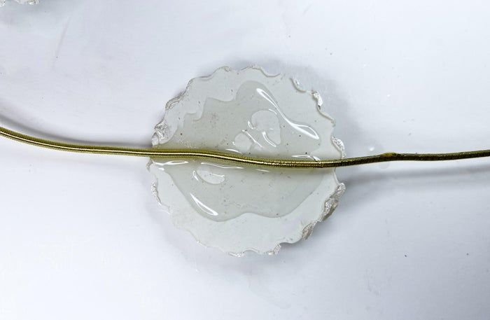 自制剪贴装饰聚合物粘土花环教程-第12张图片-趣作屋