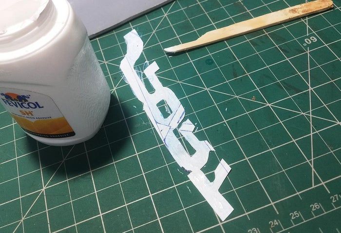 在家DIY汽车运动标志3D贴纸徽章教程-第13张图片-趣作屋