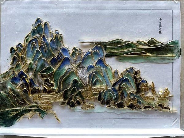 零成本复刻传统掐丝珐琅工艺，DIY专属艺术茶盘-第11张图片-趣作屋