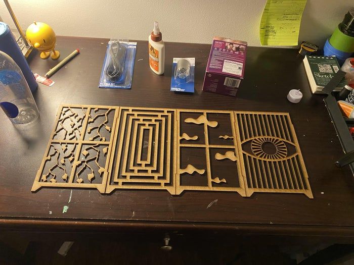 用咖啡和木板DIY自然风手工灯，附CAD设计教程-第4张图片-趣作屋