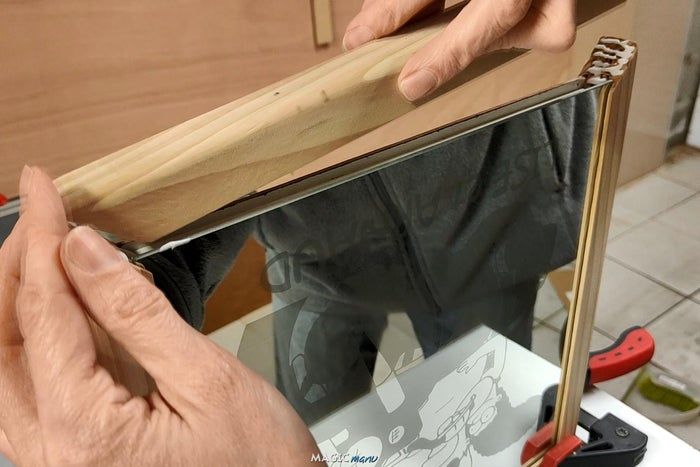 手工制作《辛普森一家》主题激光雕刻LED镜子教程-第20张图片-趣作屋