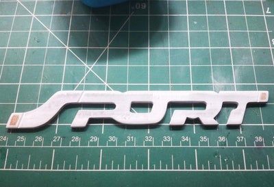 在家DIY汽车运动标志3D贴纸徽章教程-第25张图片-趣作屋
