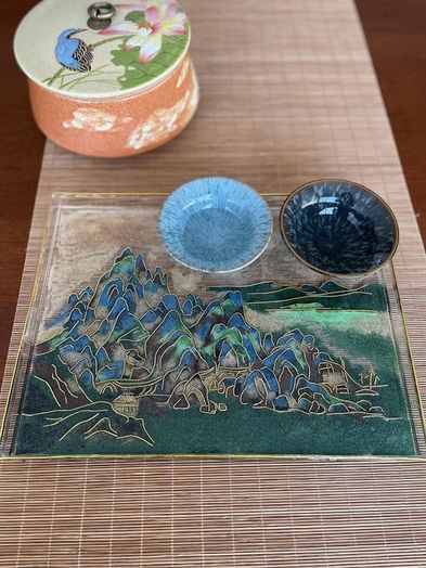 零成本复刻传统掐丝珐琅工艺，DIY专属艺术茶盘-第1张图片-趣作屋