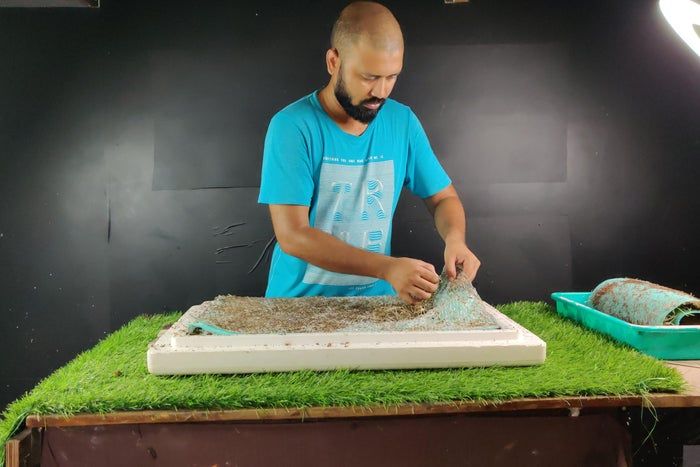 用小麦草根制作环保纺织材料的DIY教程-第21张图片-趣作屋
