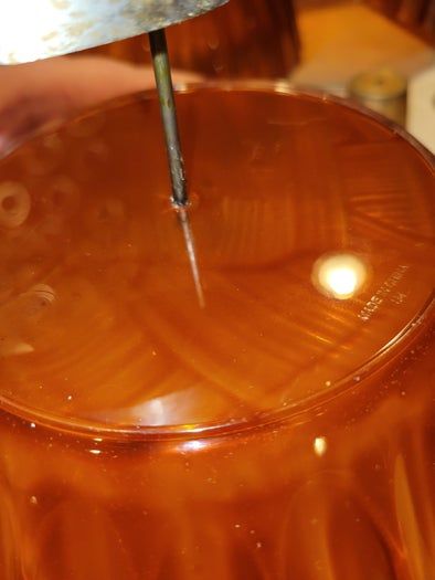 一元店塑料碗变身复古橙色吊灯DIY教程-第10张图片-趣作屋