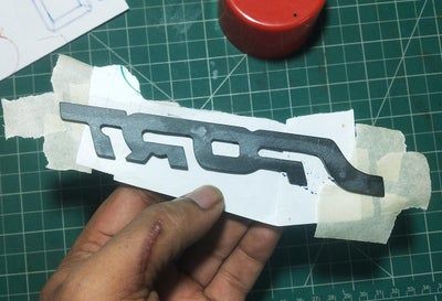 在家DIY汽车运动标志3D贴纸徽章教程-第31张图片-趣作屋