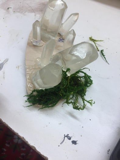 手工打造发光水晶苔藓木灯全教程-第41张图片-趣作屋