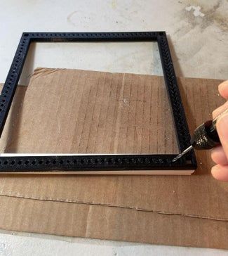 用串珠艺术打造几何图案立方体框架手工教程-第10张图片-趣作屋