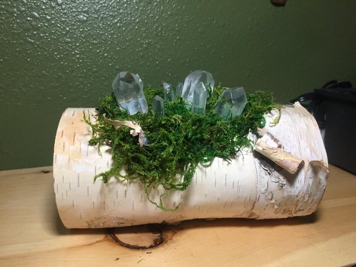 手工打造发光水晶苔藓木灯全教程-第45张图片-趣作屋