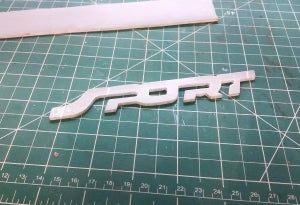 在家DIY汽车运动标志3D贴纸徽章教程-第19张图片-趣作屋