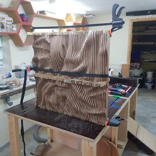 手工制作参数化风格墙面装饰板教程-第15张图片-趣作屋