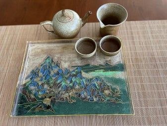 零成本复刻传统掐丝珐琅工艺，DIY专属艺术茶盘-第4张图片-趣作屋