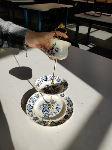 旧茶具改造DIY：多层茶具架制作教程-第6张图片-趣作屋