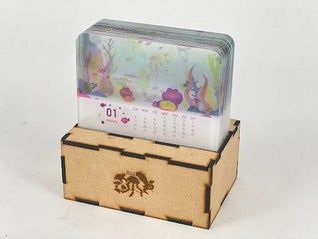 手工制作海洋保护主题亚克力日历灯教程-第2张图片-趣作屋