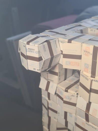 不用胶水胶带！用废地铁票DIY分形灯罩，数学控必试-第25张图片-趣作屋